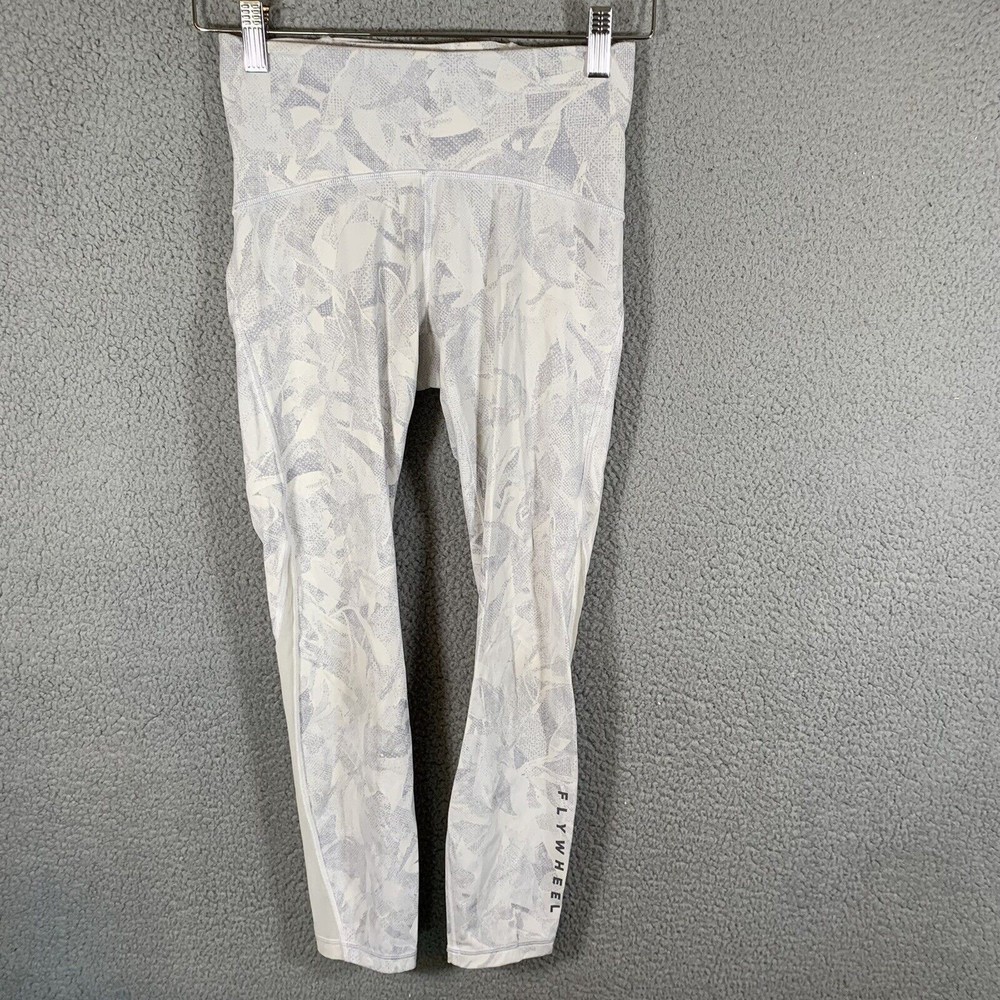 LULULEMON Leggings Womens 4 White Wunder Under‎ High-Rise Tight 25" Flywheel